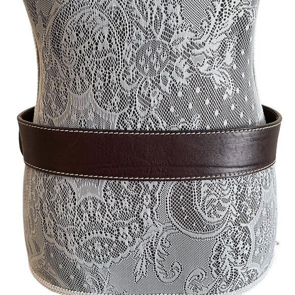 POSTCARD Made In Italy Leather Belt Brown Size Large - Picture 3 of 7